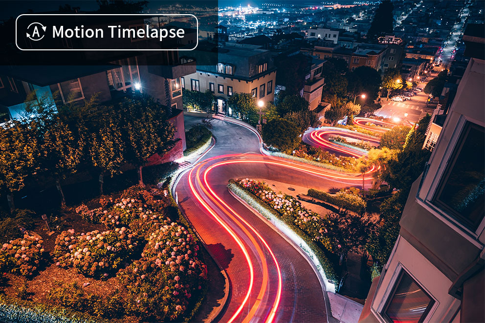 One-click into time-lapse photography